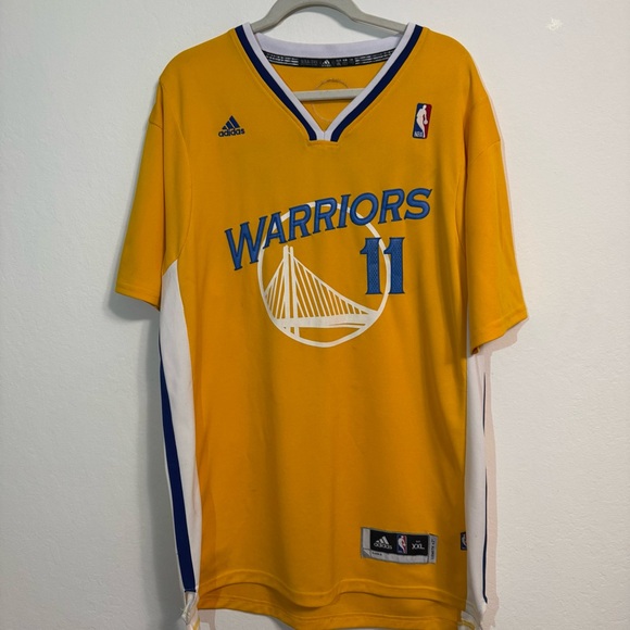 Rare Klay Thompson Golden State Warriors Sleeved Jersey Men XXL